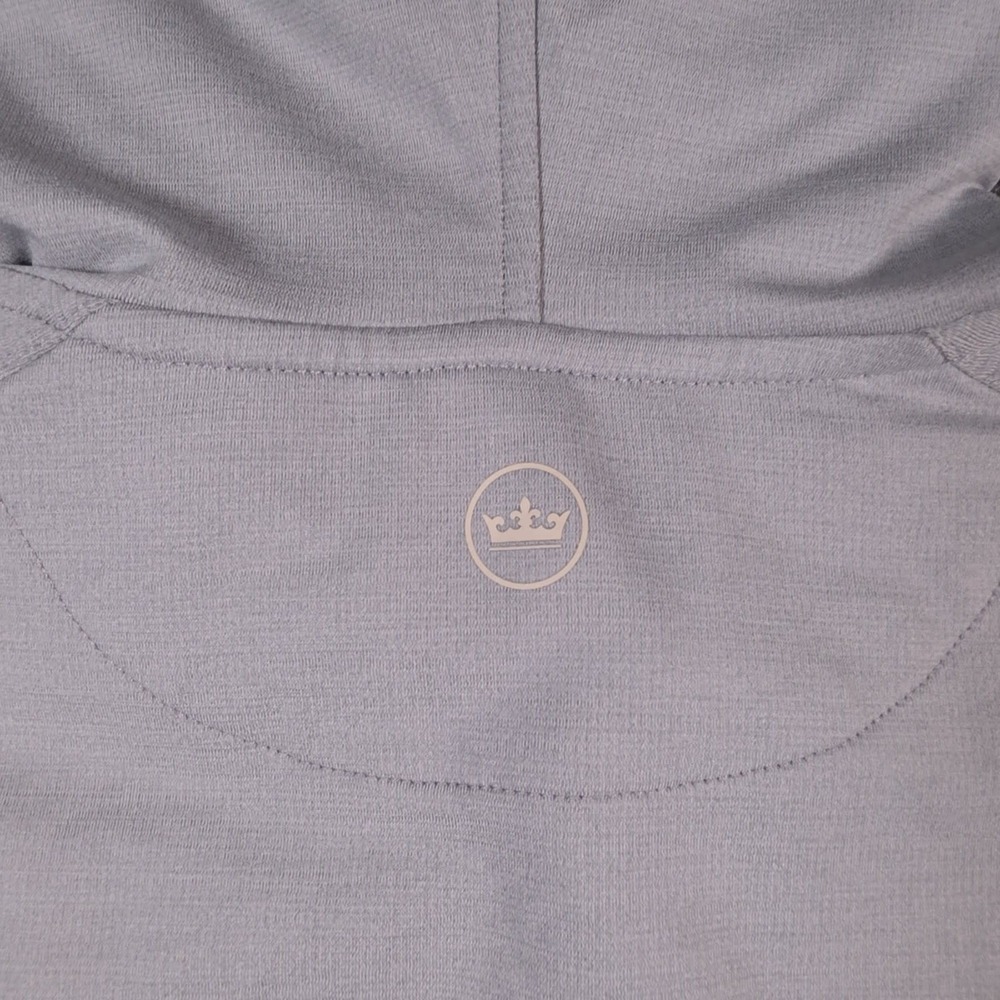 Peter Millar Pine Performance Hoodie Mens 3XL Gray Pullover Lightweight  Wicking - Picture 4 of 11